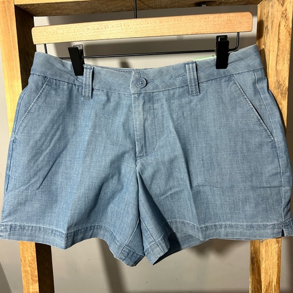 Magellan Outdoors Womens Happy Camper Shorty Shorts -chambray short - Picture 1 of 3